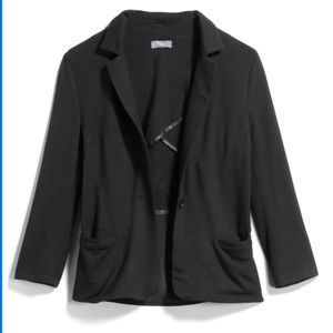 Casual blazer plus spotted tank